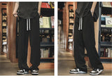 autumn mens sweatpants korean fashion sportswear drawstring wide leg straight track pants casual y2k streetwear baggy trousers unique joggers style 3301