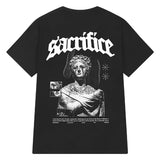Harajuku Broken heart – Hip Hop Streetwear Men Oversized T Shirt Letter Printed Long