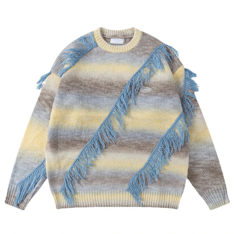 fire graphic sweater, 2025 fashion trend, cozy fashion fit, stylish street outfit, modern aesthetic appeal
