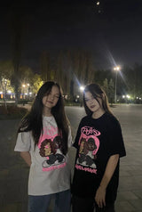 Harajuku Crying angel – Aolamegs Hip Hop T Shirt Men Cartoon Couple Print Streetwear