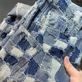 men distressed washed denim streetwear brand hip hop loose casual motorcycle cargo jeans pant cityboy y2k trousers baggy cargo bottoms