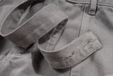 streetwear big pockets sashes pleated baggy jeans for men and women washed straight casual cargo pants oversize denim trousers 1 unique cargo style 82