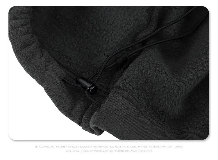 Mysterious black hoodie with moon phase and tarot designs