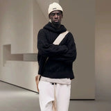 grunge knit pullover for fall and winter, oversized aesthetic with urban style, mens fashion layer for modern streetwear coll