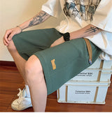 summer running baggy y2k shorts for men casual gym sport short pants threaded solid drawstring basketball bermuda masculina unique shorts style 3541