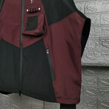 Brand New 2023 Mens under my car Armor zipper Parkas Windproof hooded jacket Tatting Purple Multiple pockets outdoor Wear #350