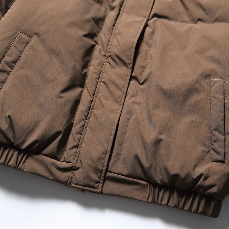 Men's Down Jackets Reversible Jacket 2023 Winter 90% White Duck Down Jacket Warm Coat Thick Outwear Hip Hop Streetwear