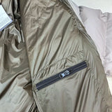 Winter hooded down jacket thickened