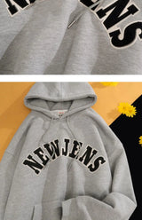 Autumn and Winter American High Street Men and Women Trendy Personalized Letter Printed Hoodie Couple Loose Retro Casual Top y2k