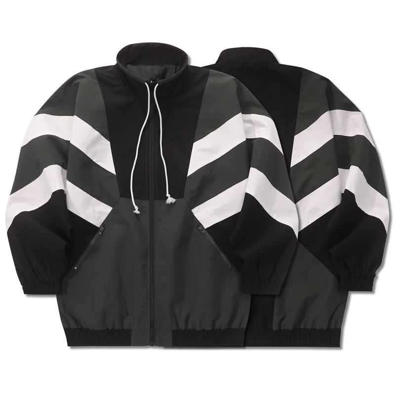 Minimalist graffiti vintage bomber hooded puffer