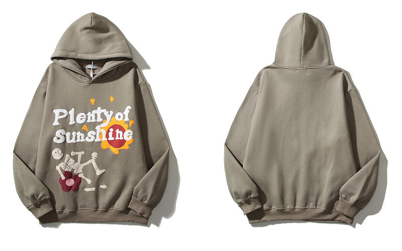 "Lots Of Sun" Graphic Unisex Streetwear Vintage Women Men Y2K Hoodie
