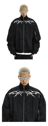 mens jacket winter warm parkas streetwear casual bomber zipper jackets hip hop fashion embroidery loose baseball coats nan ph - variant style 71f70d for streetwear fashion