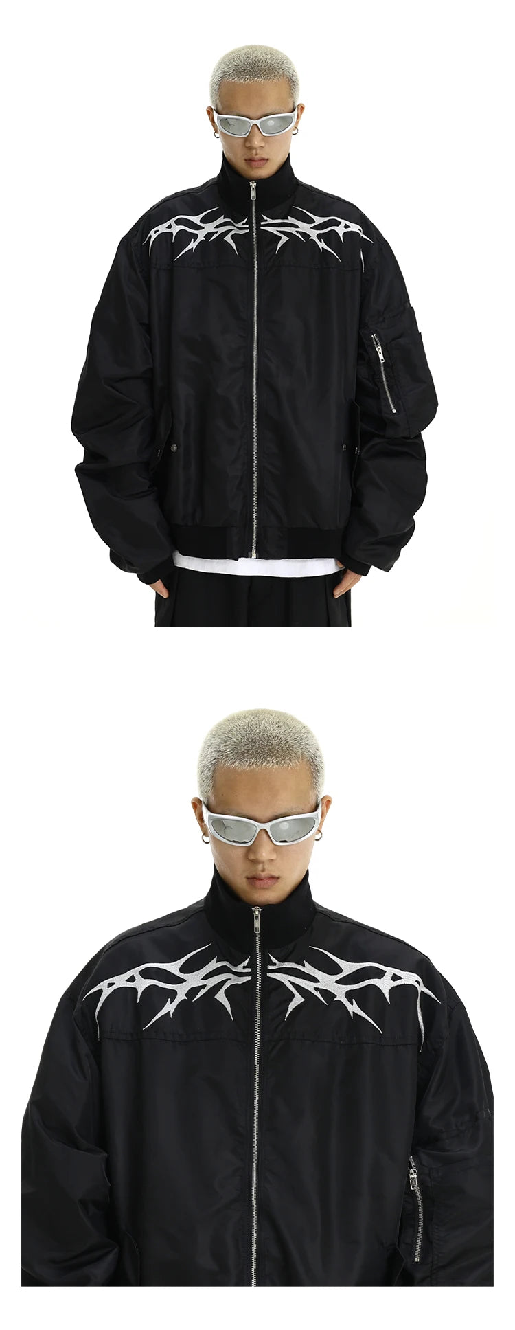 mens jacket winter warm parkas streetwear casual bomber zipper jackets hip hop fashion embroidery loose baseball coats nan ph - variant style 71f70d for streetwear fashion