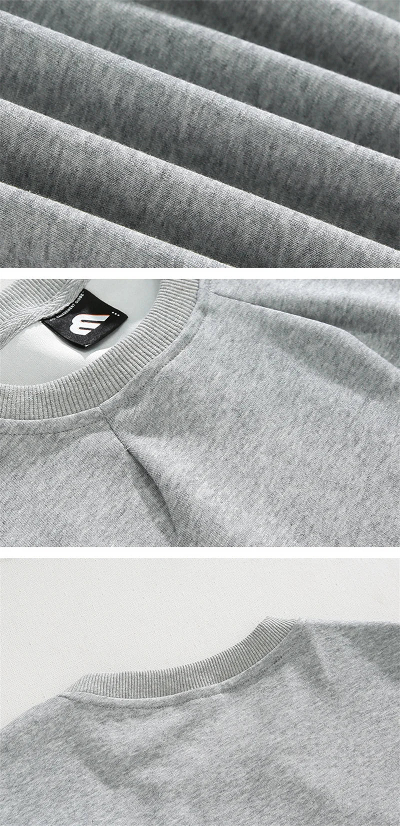 2024 Korean Fashion Crewneck Sweatshirts For Men Casual Design Pullover Y2K