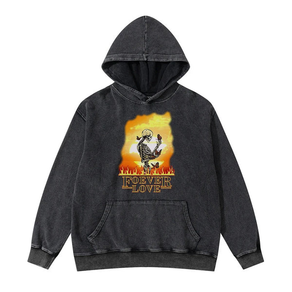 gothic vintage anime featuring rainbowtouches washed hoodies men fashion high street skulls graphic vintage hip hop mens hoodie street unisex superior quality