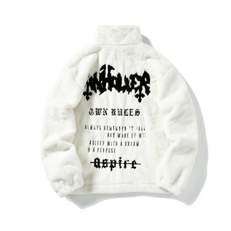 fashion style design material high premium image e49383 streetwear hop everyday hip - wear urban graphic oversized casual fit hip-hop-fleece-winter-jacket-streetwear-faux-fur-thick-warm-varsity-fuzzy-fluffy-coat-2023-harajuku-fashion-jackets-parkas print essential style unisex quality streetwear design ID 03075