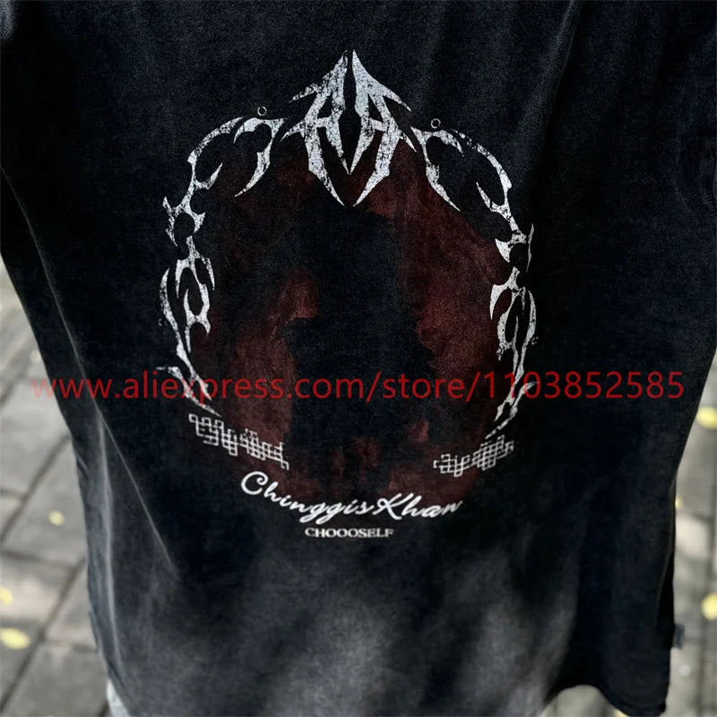 Y2k Oversized shirt – Autumn Vintage Long Sleeve T Shirt Heavy American West Coast
