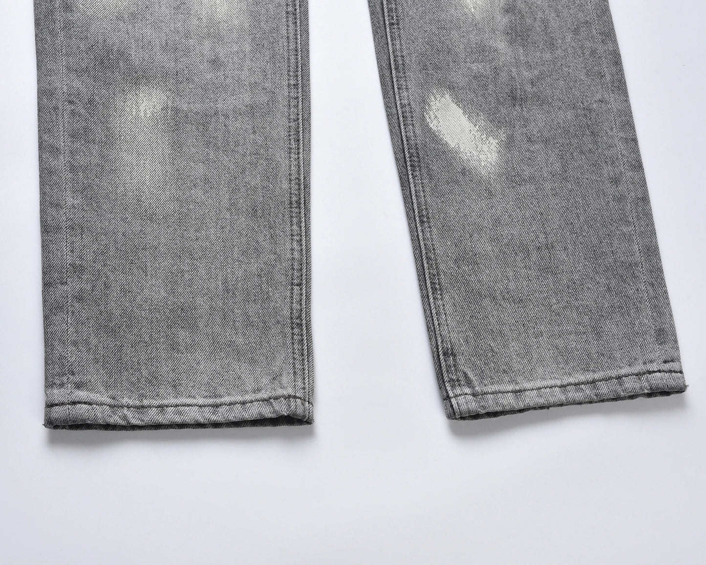 distreesed frayed painted casual baggy jeans for men ripped streetwear washed gray denim trousers oversized unisex hole cargos unique cargo style 4709