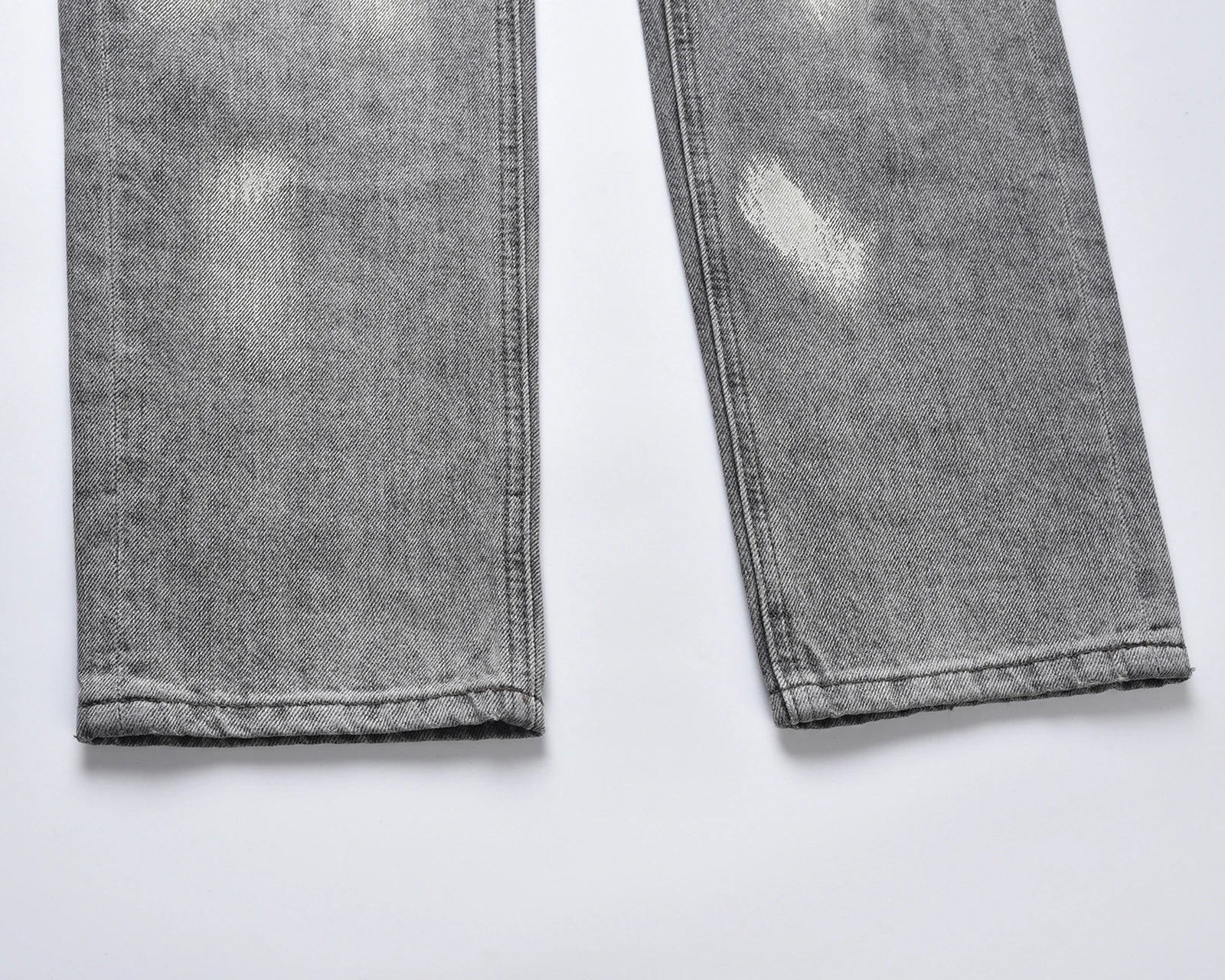 distreesed frayed painted casual baggy jeans for men ripped streetwear washed gray denim trousers oversized unisex hole cargos unique cargo style 4709