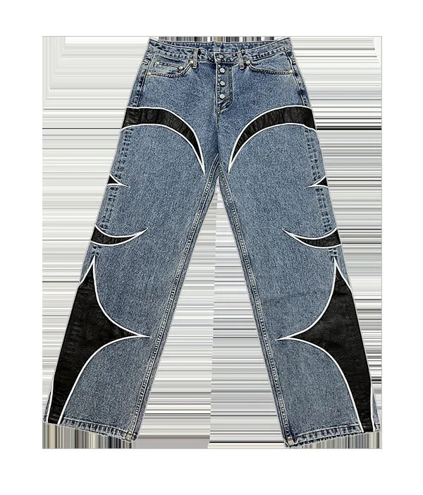 2024 brand new thug club denim zipper slim fit straight pant jeans cotton denim pants comfort casual jeans size s xl u54 ripped baggy denim