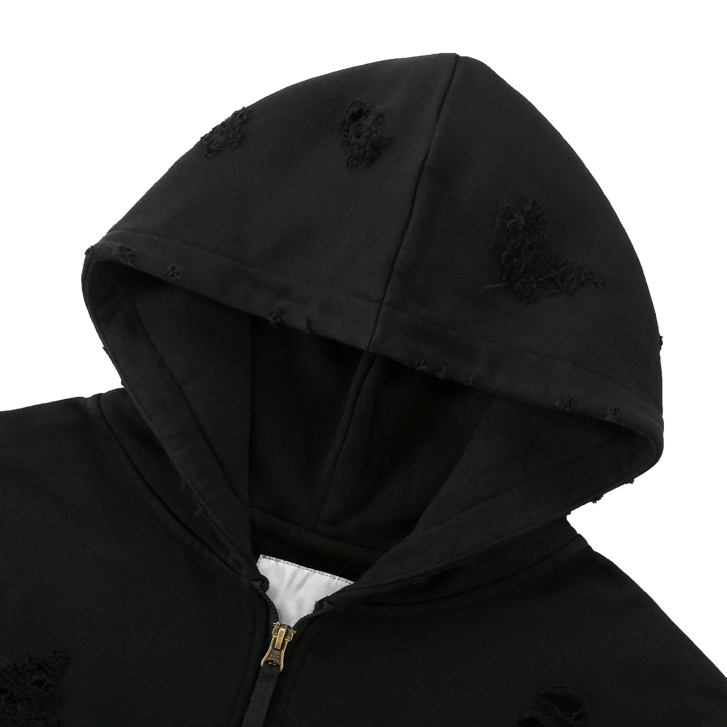 New 2023 Luxury Men Undermycar Wash Old Holes Gentleman Hoodies Hoody