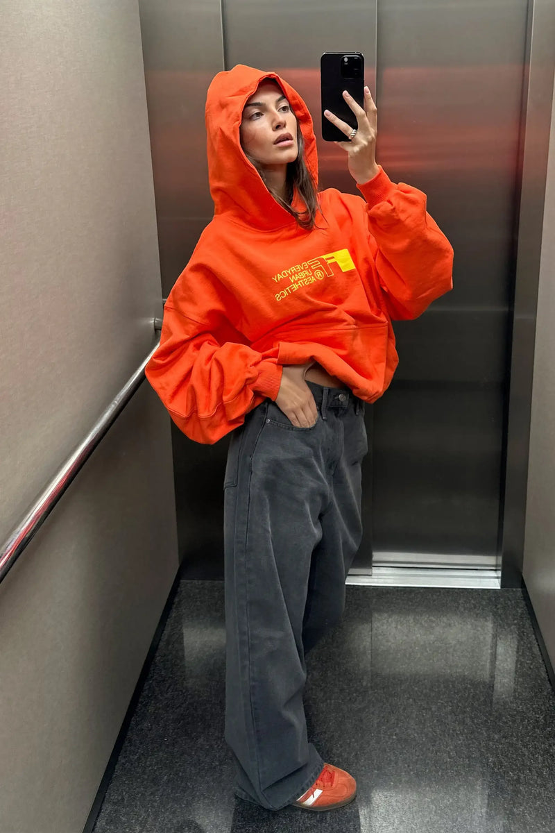 Harajuku Popular Hoodie Oversized Sweatshirt Grunge Hoodies Women Goth