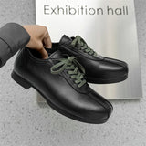 Vintage Casual Leather Shoes Men Women Streetwear Fashion Lightweight Commute Business Leather Derby Shoes