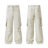 men multi pocket streetwear fashion loose casual plus size cargo pants women pure cotton hip hop y2k pants cityboy trousers combat utility trousers