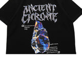 Gothic Oversized shirt – 2023 Men Hip Hop Streetwear T Shirt Harajuku Letter Graphic