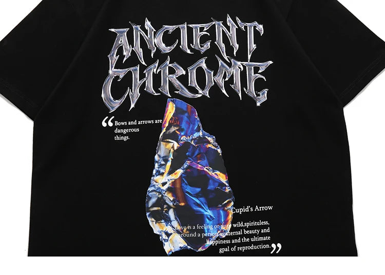 Gothic Oversized shirt – 2023 Men Hip Hop Streetwear T Shirt Harajuku Letter Graphic