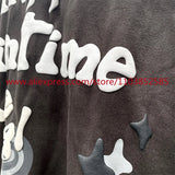 2024 Autumn Winter New Vintage Velvet Hoodie Long Sleeve American Heav