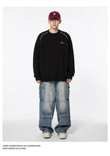 2025 Spring Autumn Sweatshirt Men Women Streetwear Fashion Loose Casua