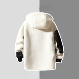 Graffiti fleece minimalist oversized high fashion bomber