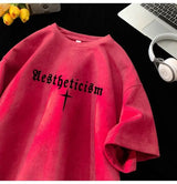 Gothic Broken heart – American Summer Trendy Men And Women Loose Personality Lette