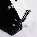Abcvan Snaki 2023 New High Quality Smiling Face Rabbit Hair Cotton Coat Men's and Women's Coat
