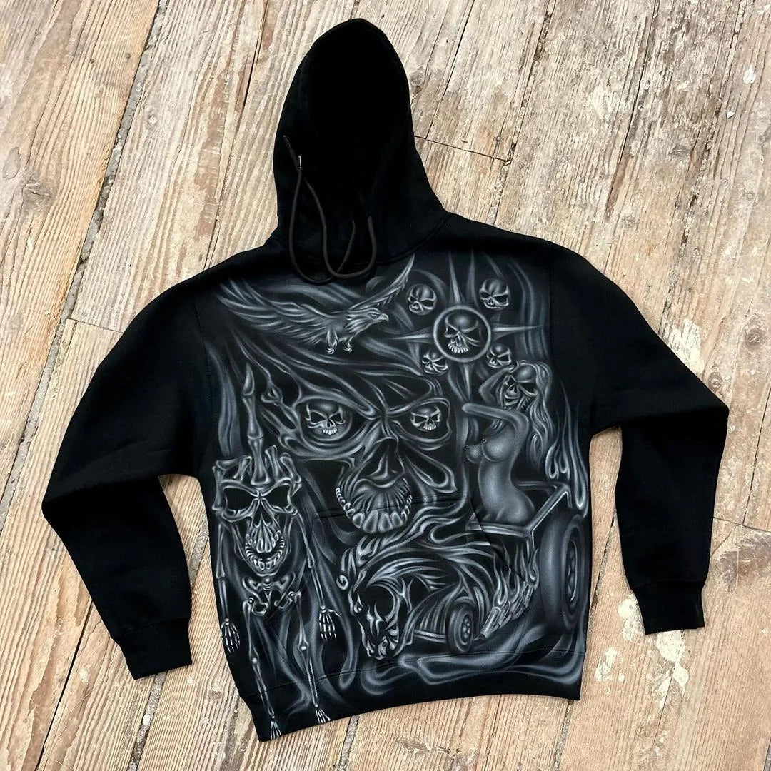Y2K Womens Clothing Hoodies Sweatshirt Long Sleeve Pullover High Stree