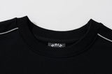 Glitchcore Graphic tee – 3M Reflective Letter Print Long Sleeve Cotton Tshirts Unisex