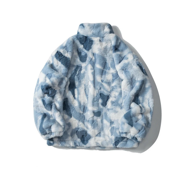 oversized material everyday graphic style wear premium streetwear hip fit design hip-hop-faux-fur-fleece-winter-jacket-streetwear-tie-dye-fuzzy-fluffy-thicken-warm-coats-harajuku-casual-coat-parkas hop high quality urban - casual image fashion print c7b06b essential style unisex streetwear design ID 7f89a