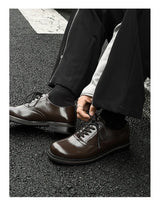Commute Business Casual Derby Shoes Men Women Streetwear Fashion Hip Hop PU Leather Shoes Couple Shoe