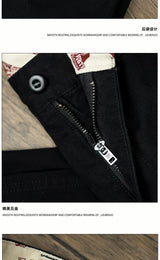 men business casual fashion pure cotton commute pants japanese streetwear amikaji fashion straight cargo pant trouser unique cargo style 2028