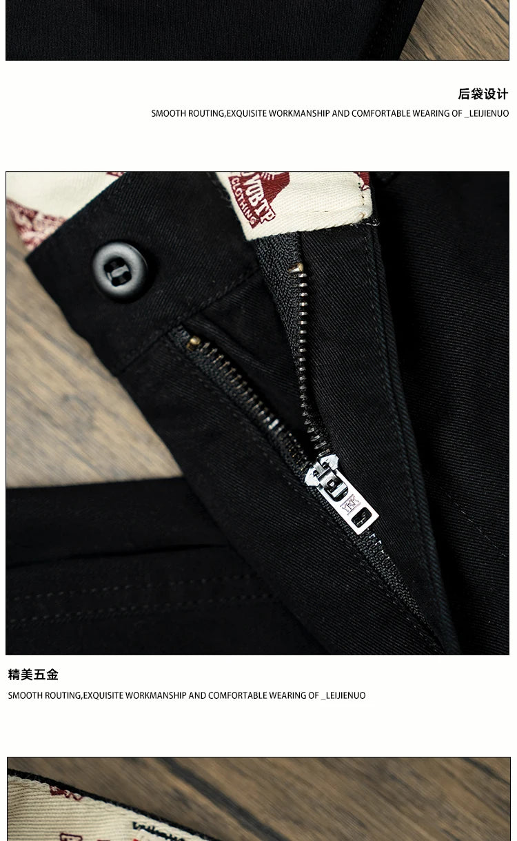 men business casual fashion pure cotton commute pants japanese streetwear amikaji fashion straight cargo pant trouser unique cargo style 2028