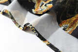 Dark Icon Tiger Print Street Fashion Men's Shirt 2021 Summer Polo Shirt Thin Material Hawaiian Shirt Male Blouse