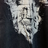 Cyberpunk Graphic Tee – Ox Head Lion Face Printing Saint T Shirt Men Woman High Qual – Urban Streetwear for Men & Women