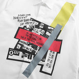 New 2021 luxury Men Classic play hard die pretty Fashion Cotton Casual Shirts Shirt high quality Pocket Short sleeves #A39