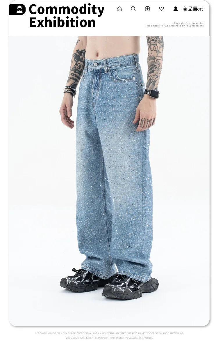 AC Hot Drill Design Jeans