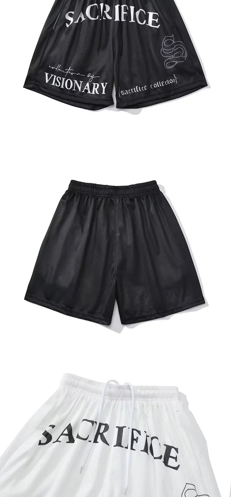 2024 mens basketball shorts sports short pants summer mesh breathable sweatpants high street shorts quick drying gym shorts urban active pants