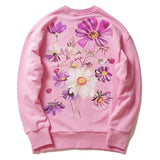 New Luxury 2022 Deer Back Flower Garden Pullover Hoodies Hoody Hooded