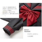 Navy Sailor Outfit Japanese Style School Uniform Skirt Girls JK Uniforms Student Sailor Dress Korean Student Seifuku COS Costume