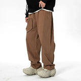 men streetwear fashion loose casual wide leg techwear cargo pants track trousers women harem trousers joggers sweatpants urban active pants