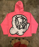 Y2K Womens Clothing Sweatshirt Long Sleeved Pullover Handdrawn Pattern
